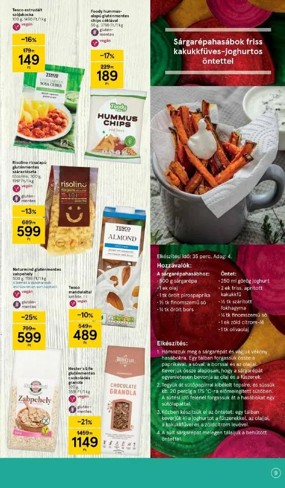 Tesco akciós újság Husveti katalógus 03.10–04.03 – 9. oldal