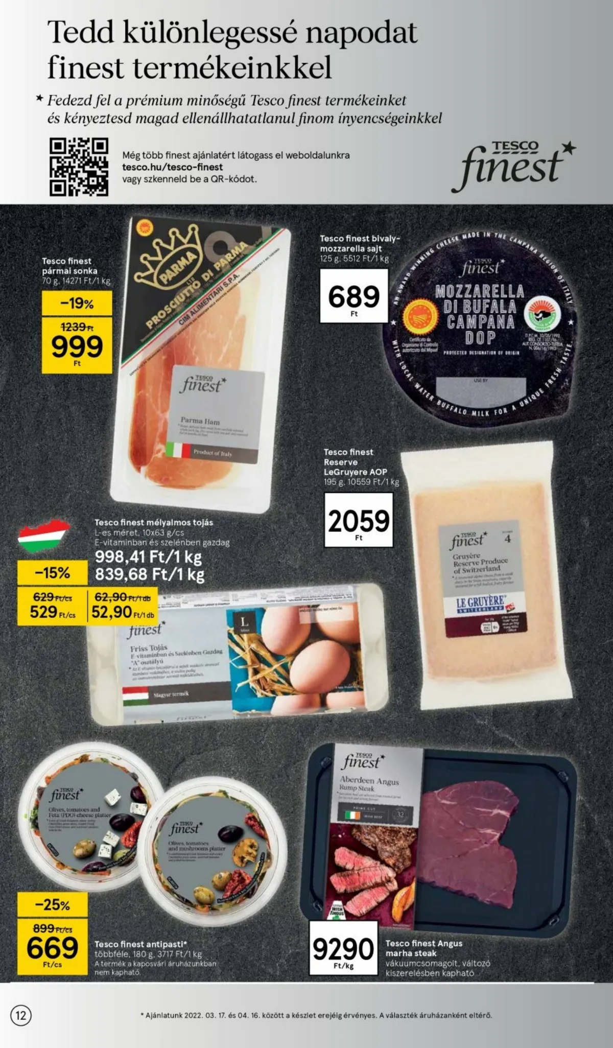 Tesco akciós újság Husveti katalógus 03.24–04.16 – 12. oldal
