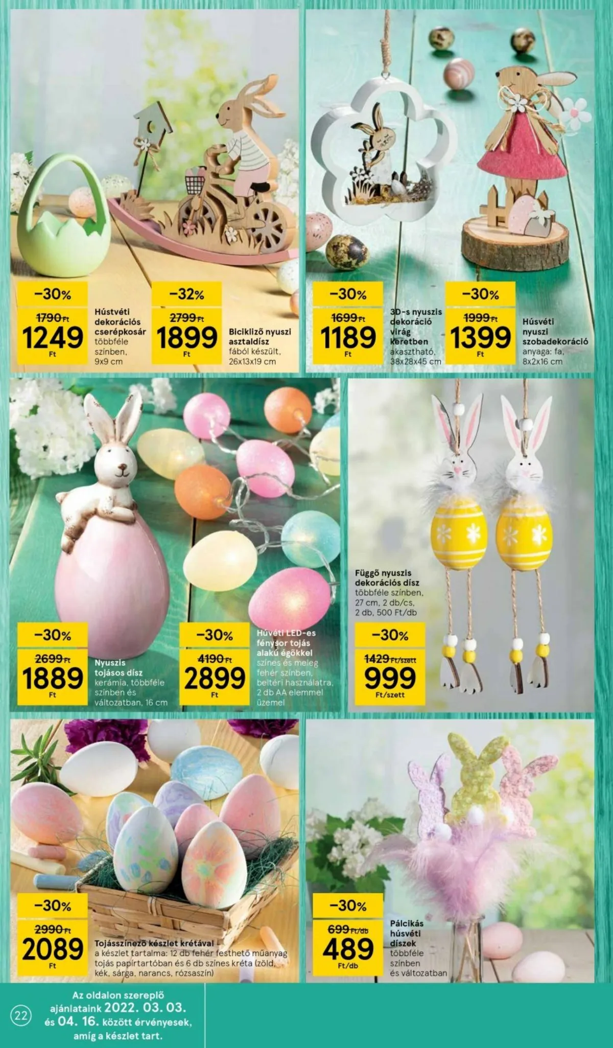 Tesco akciós újság Husveti katalógus 03.24–04.16 – 22. oldal
