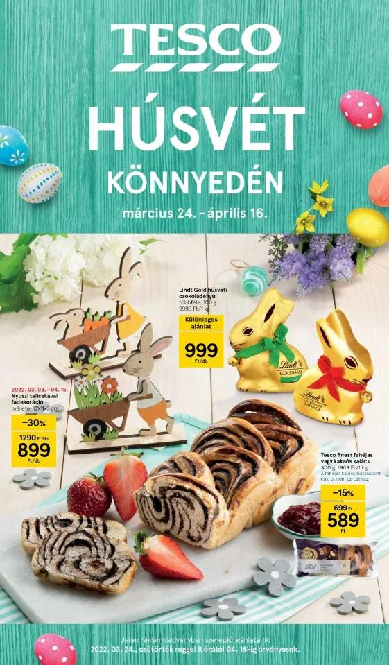Tesco akciós újság Husveti 03.24–04.16