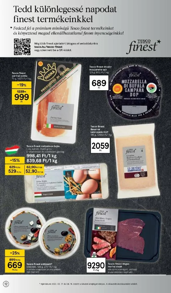 Tesco akciós újság Husveti 03.24–04.16 – 12. oldal