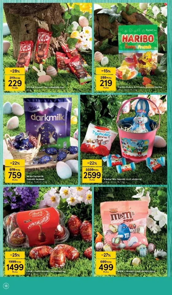 Tesco akciós újság Husveti 03.24–04.16 – 18. oldal