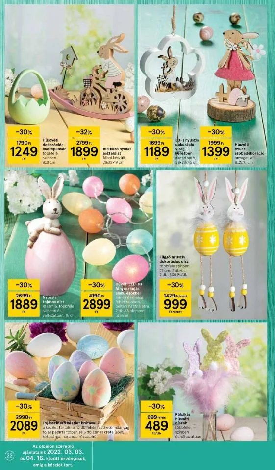 Tesco akciós újság Husveti 03.24–04.16 – 22. oldal
