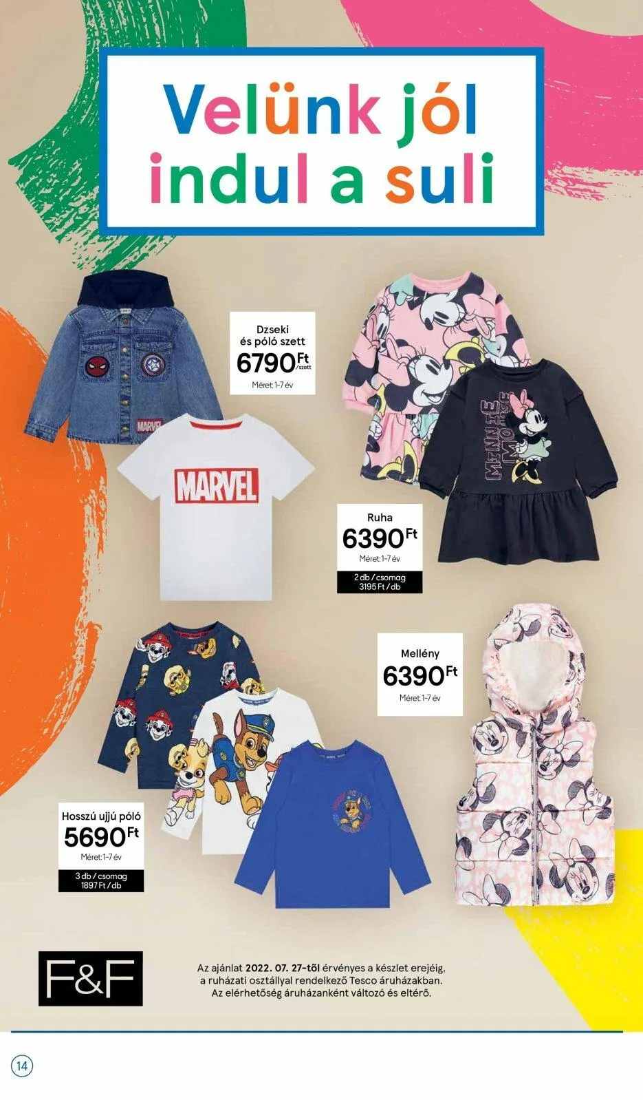 Tesco akciós újság Iskola katalógus 07.27–09.18 – 14. oldal