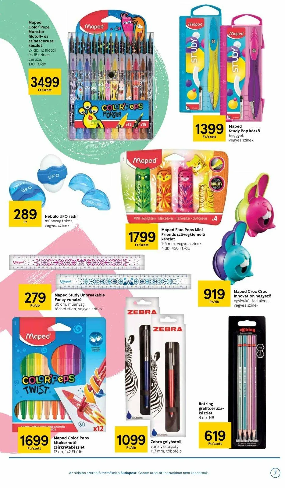 Tesco akciós újság Iskola katalógus 07.27–09.18 – 7. oldal
