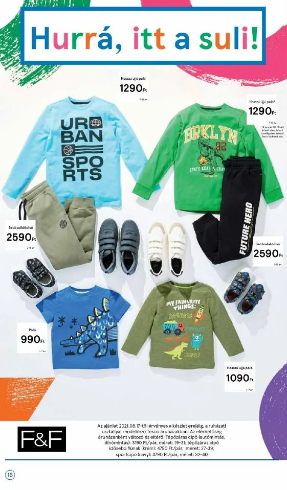Tesco akciós újság Iskolakezdés katalógus 08.17–09.12 – 16. oldal