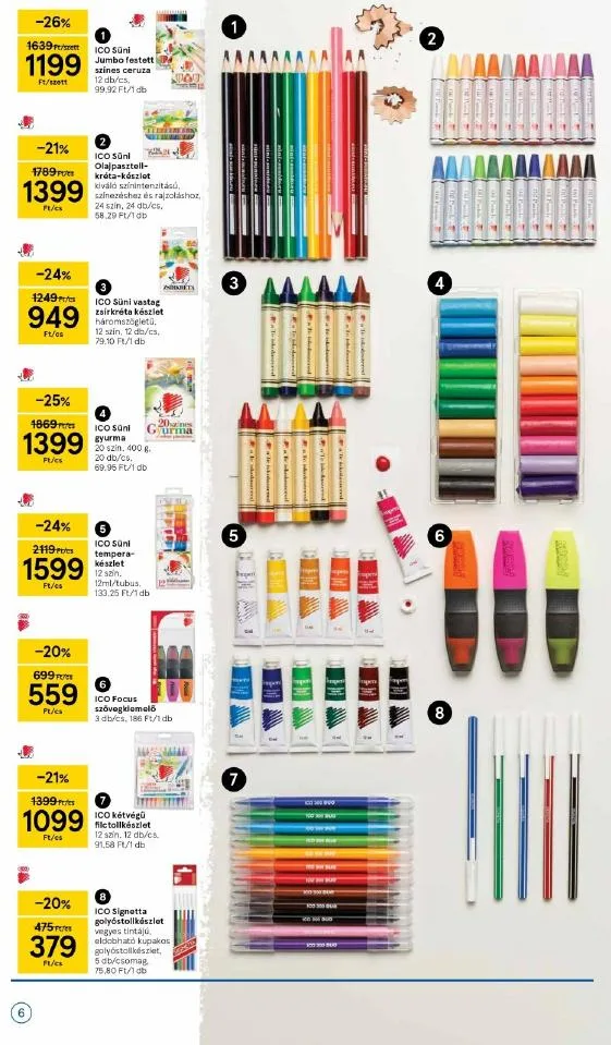 Tesco akciós újság Iskolakezdés katalógus 08.17–09.12 – 6. oldal