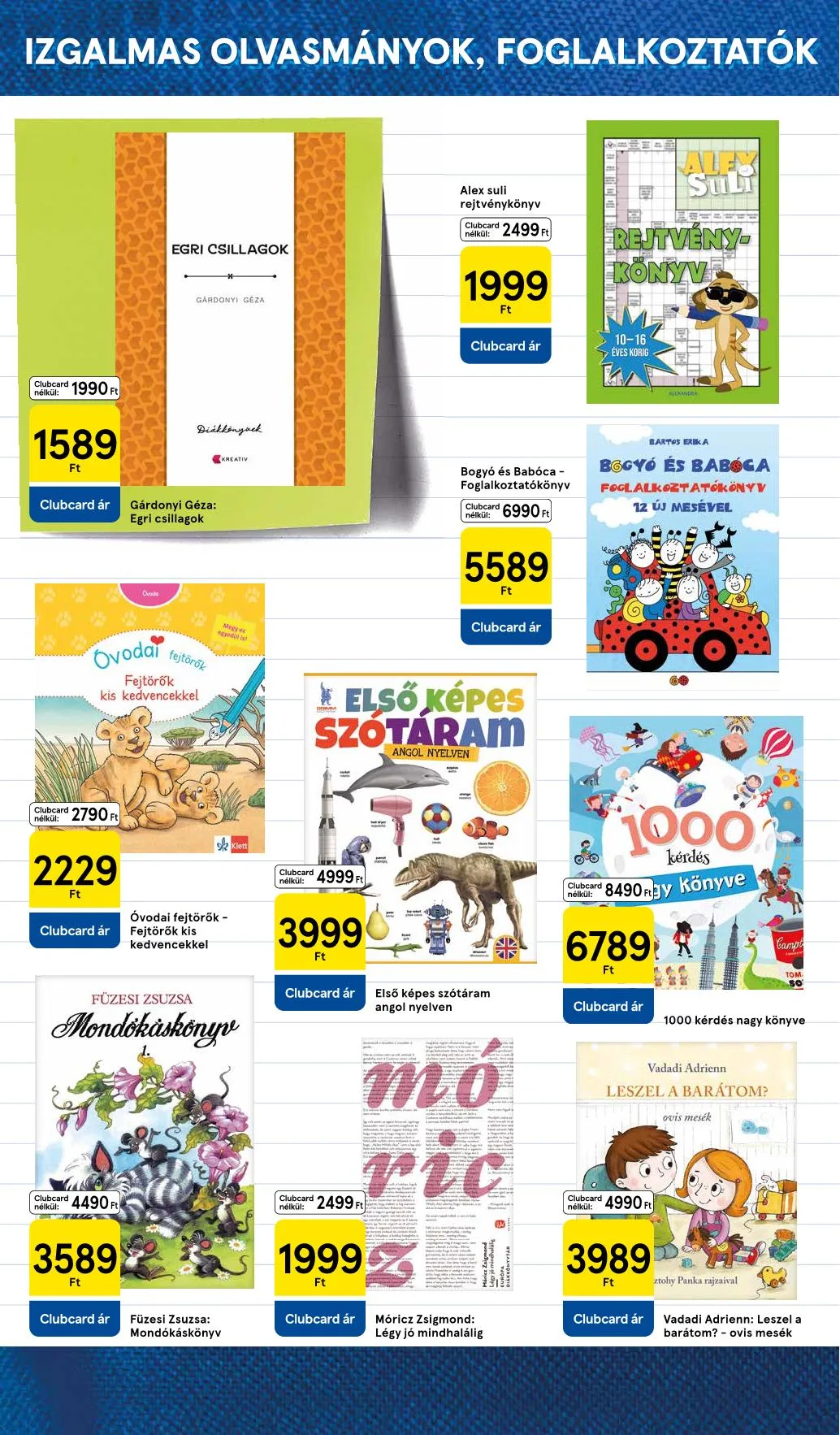Tesco akciós újság Iskolakezdés katalógus 08.11–08.11 – 10. oldal