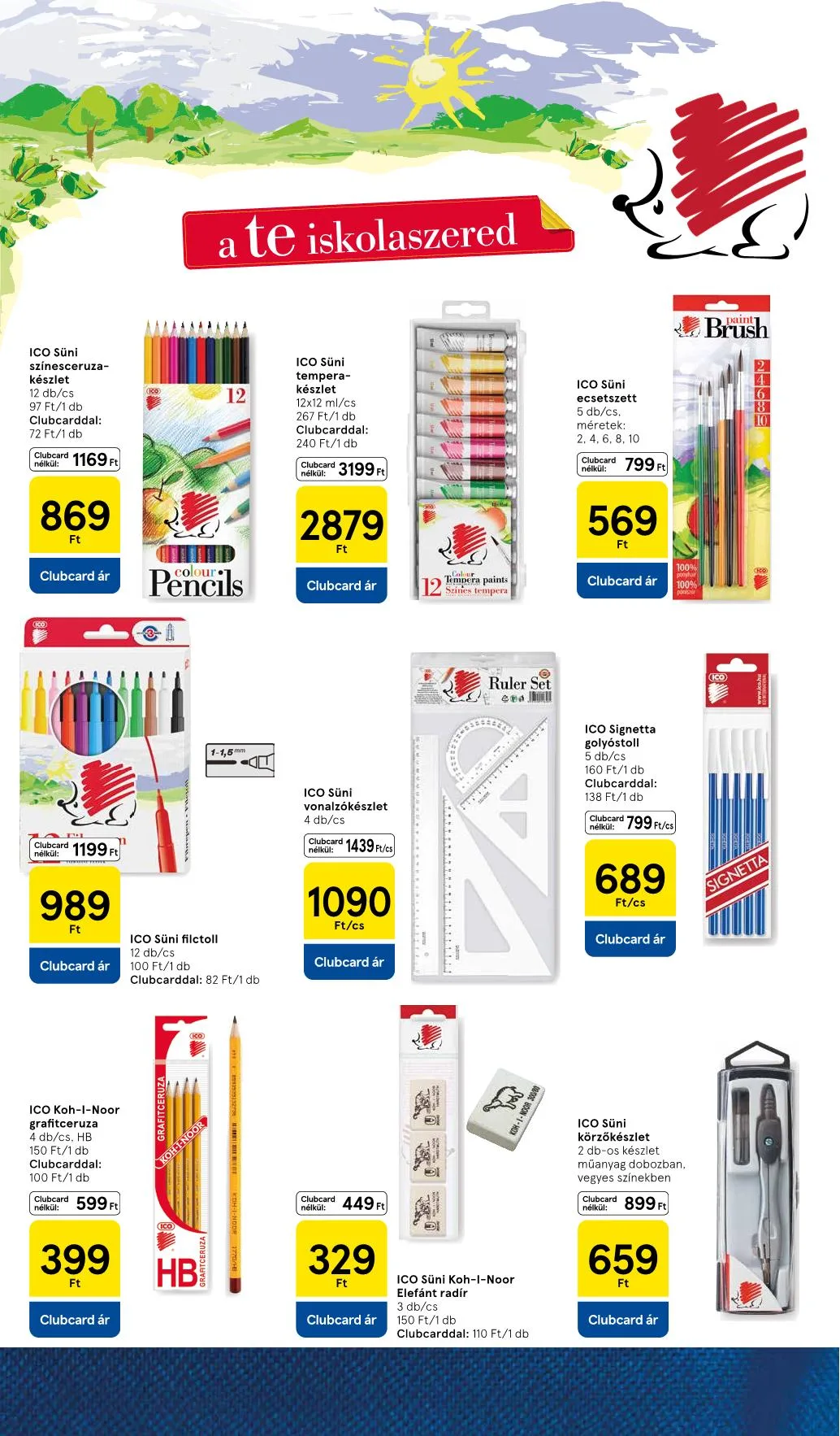 Tesco akciós újság Iskolakezdés katalógus 08.11–08.11 – 18. oldal
