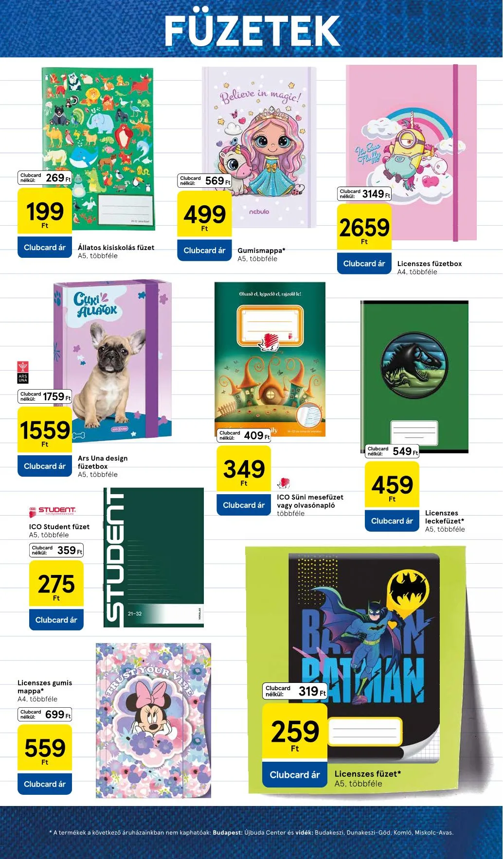 Tesco akciós újság Iskolakezdés katalógus 08.11–08.11 – 3. oldal