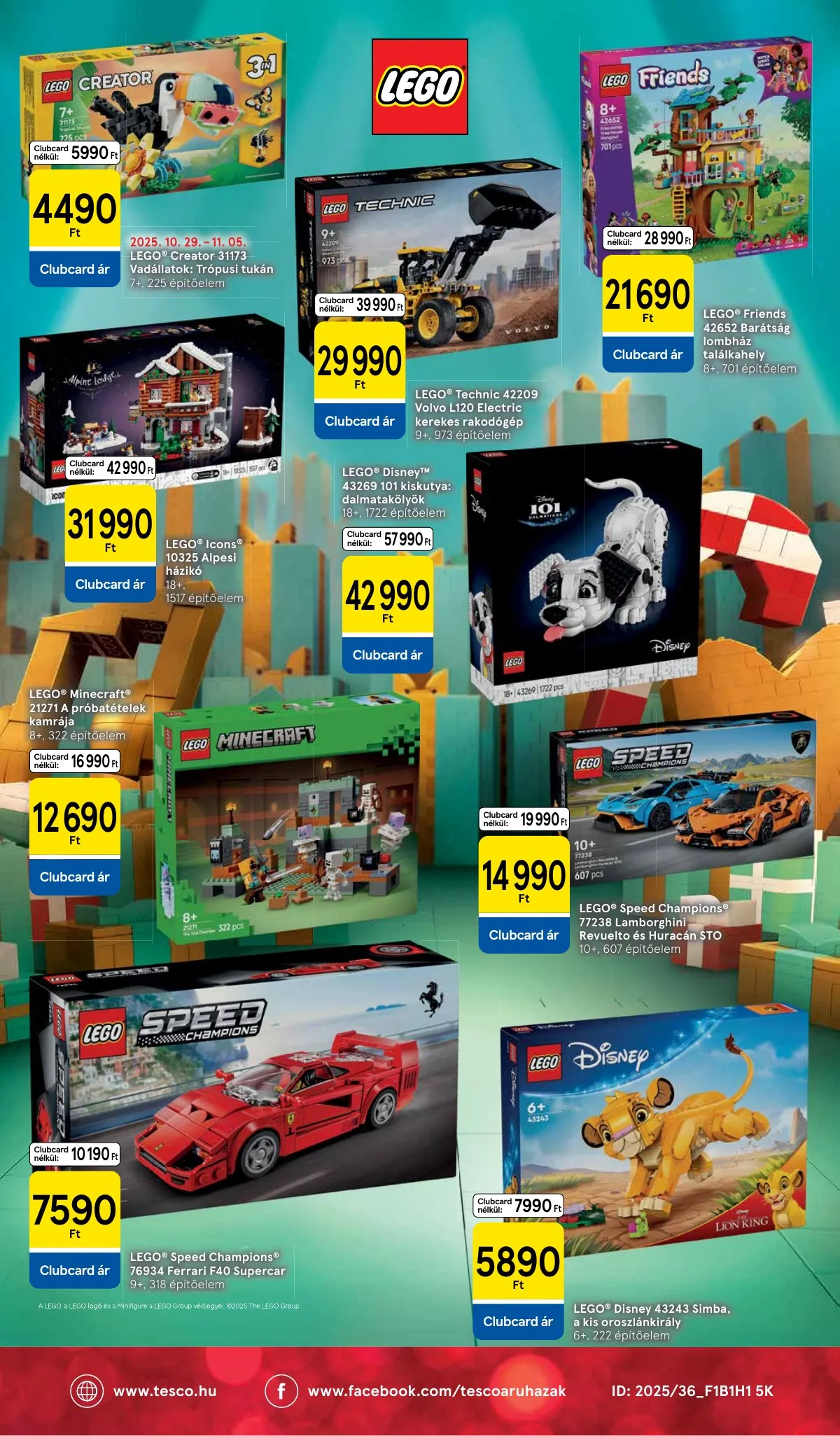 Tesco akciós újság Játék katalógus 10.30–11.05 – 32. oldal