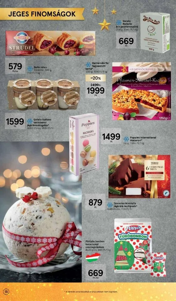 Tesco akciós újság Karácsonyi 12.08–12.24 – 18. oldal