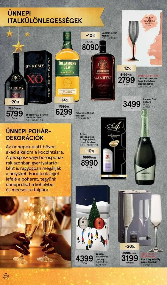 Tesco akciós újság Karácsonyi 12.08–12.24 – 20. oldal