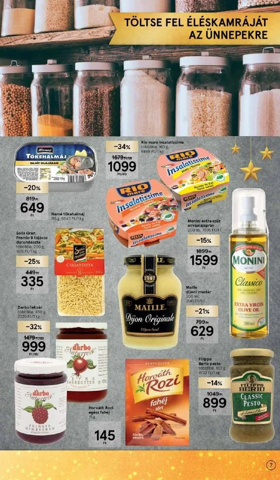 Tesco akciós újság Karácsonyi 12.08–12.24 – 7. oldal