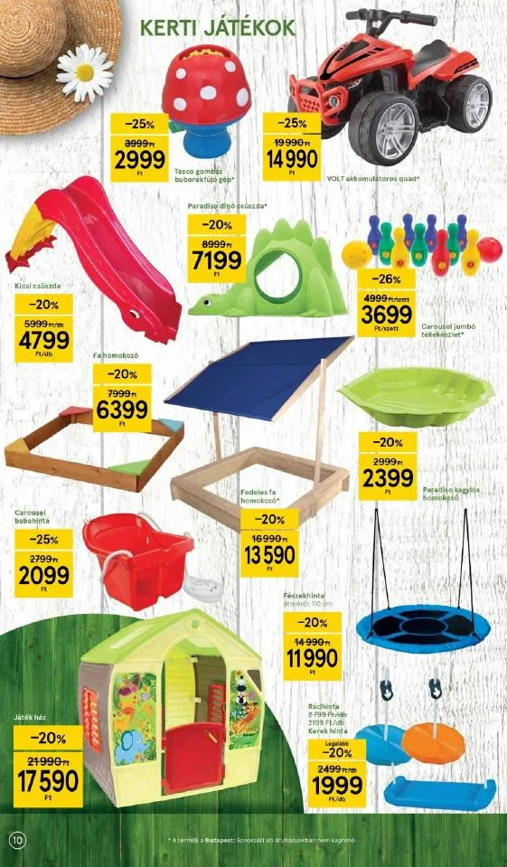 Tesco akciós újság Kert katalógus 03.03–03.25 – 10. oldal