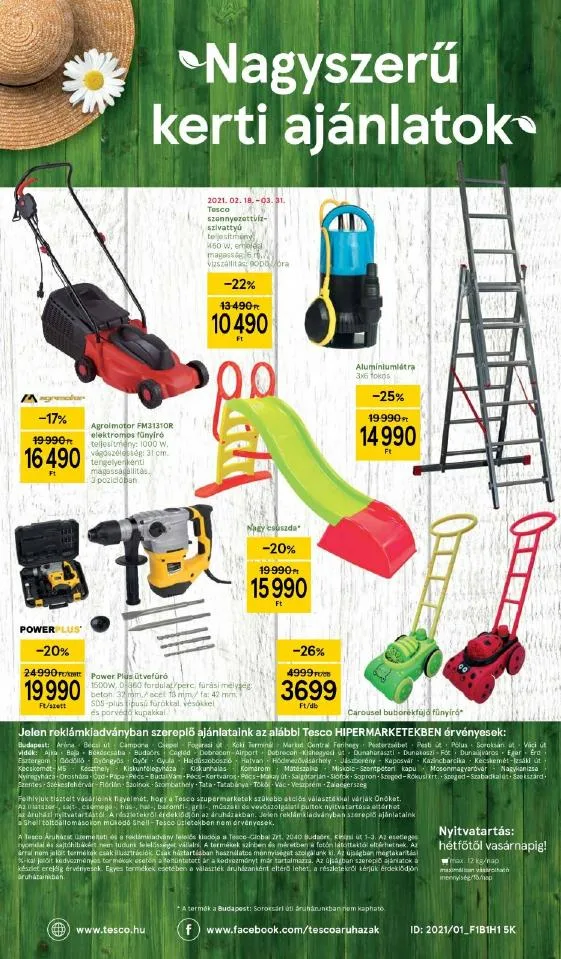 Tesco akciós újság Kert katalógus 03.03–03.25 – 12. oldal