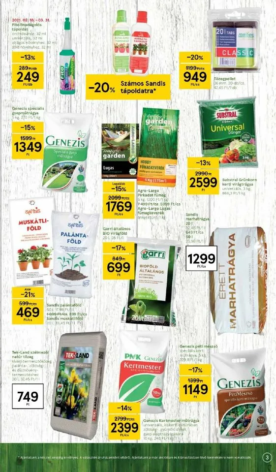 Tesco akciós újság Kert katalógus 03.03–03.25 – 3. oldal