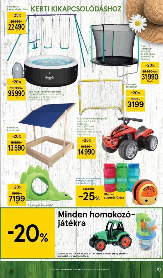 Tesco akciós újság Kert katalógus 04.06–04.27 – 11. oldal