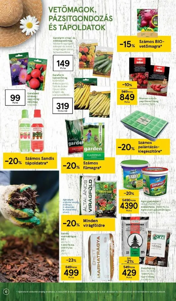 Tesco akciós újság Kert katalógus 04.06–04.27 – 6. oldal
