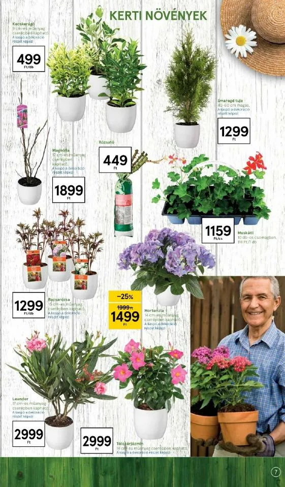 Tesco akciós újság Kert katalógus 04.06–04.27 – 7. oldal