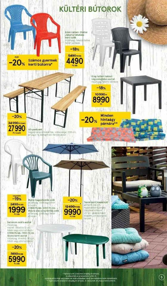 Tesco akciós újság Kert katalógus 05.05–05.25 – 5. oldal