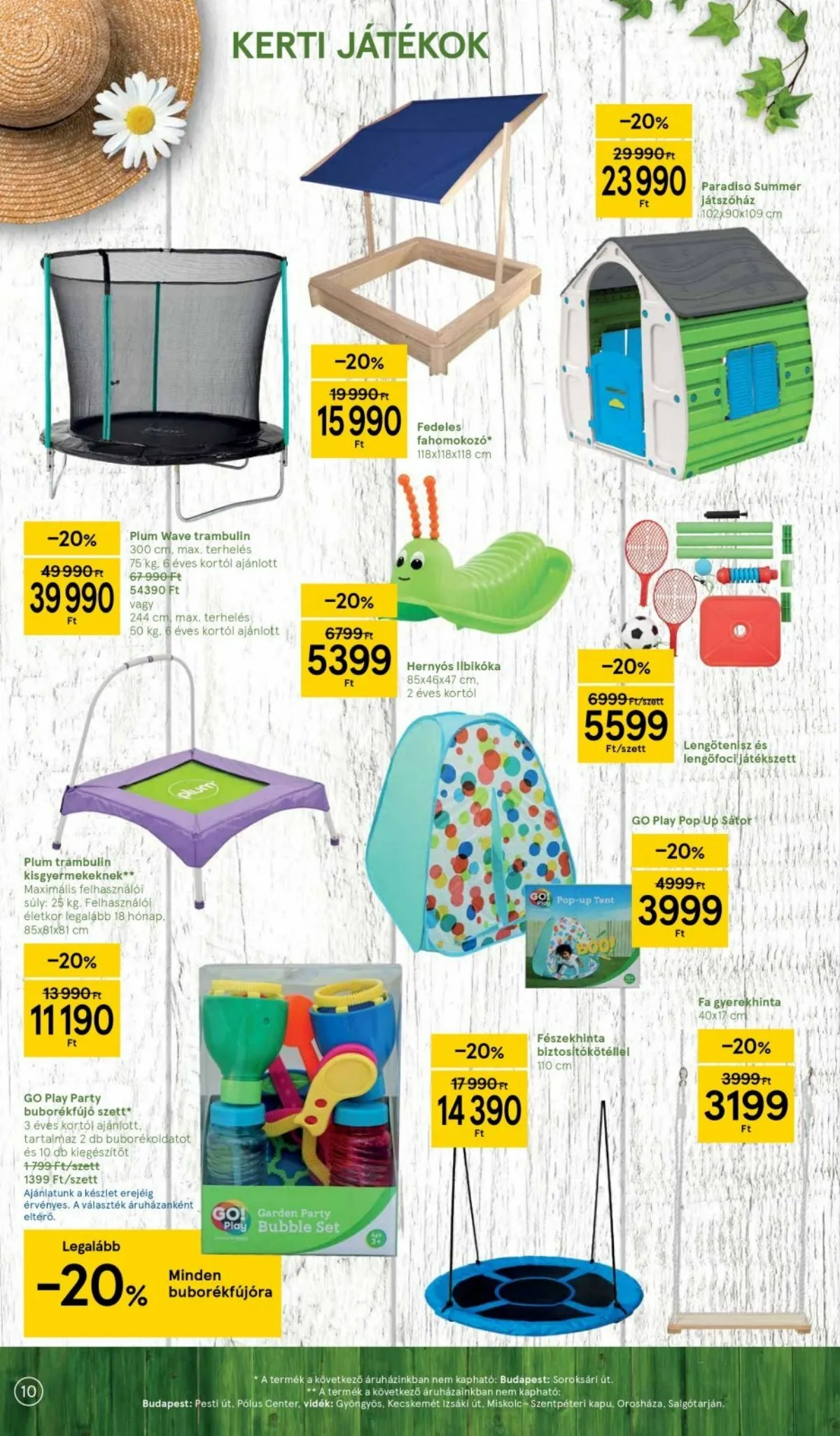 Tesco akciós újság Kert katalógus 03.01–03.23 – 10. oldal