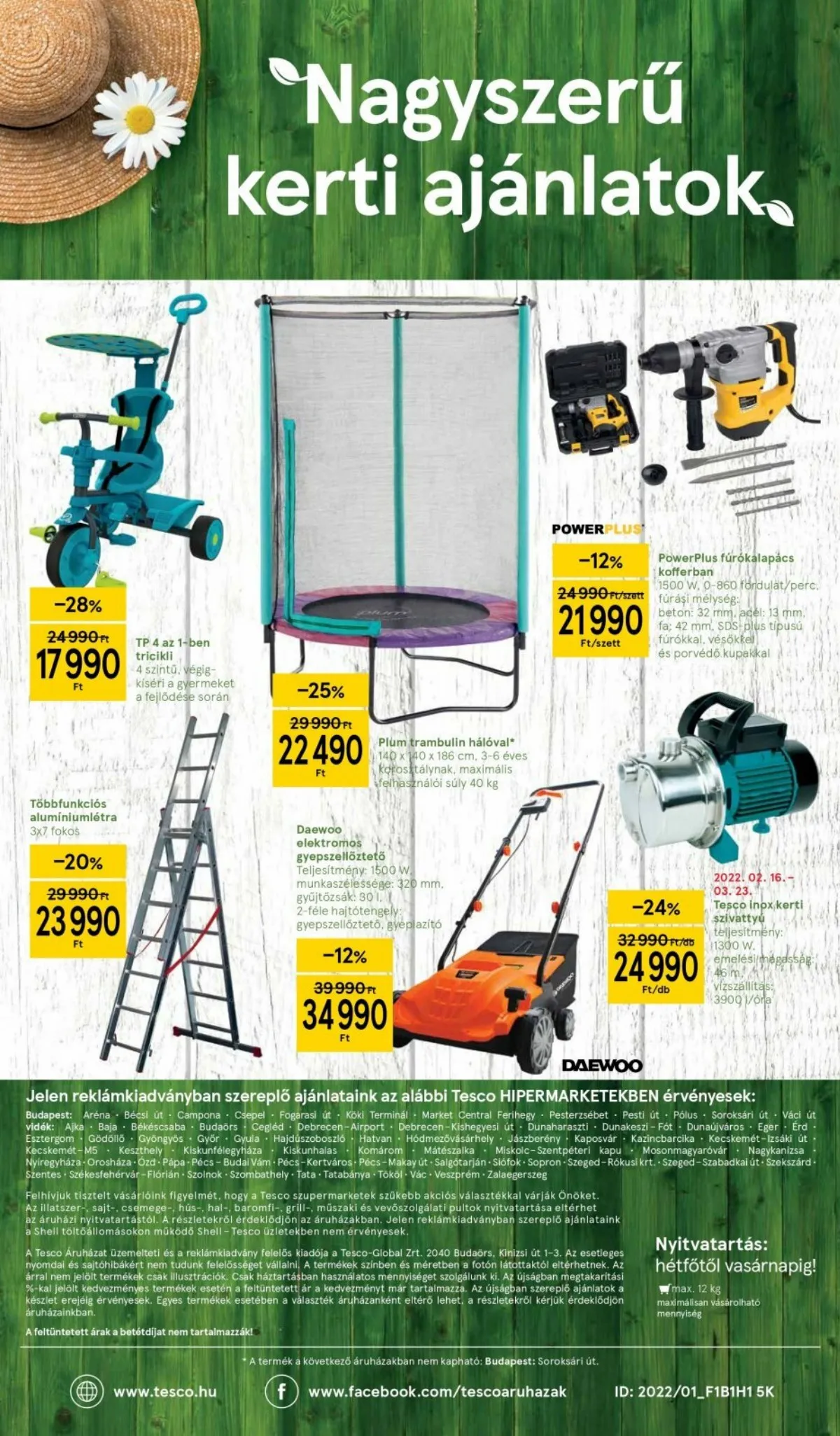 Tesco akciós újság Kert katalógus 03.01–03.23 – 12. oldal