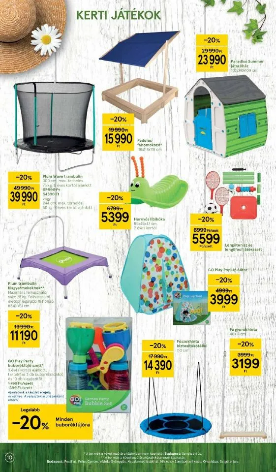 Tesco akciós újság Kert 03.01–03.23 – 10. oldal