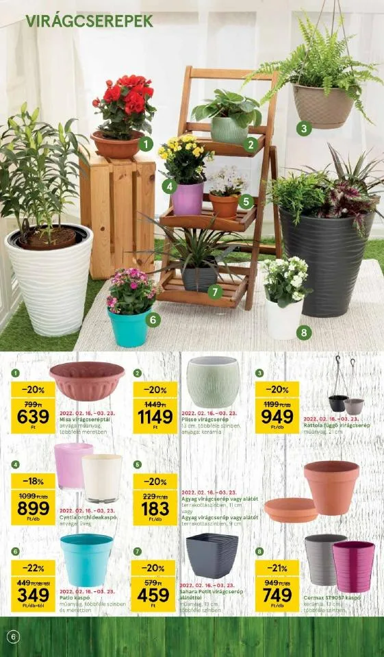 Tesco akciós újság Kert 03.01–03.23 – 6. oldal