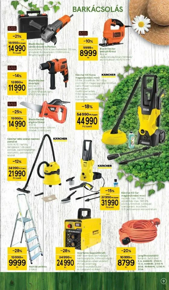 Tesco akciós újság Kert 03.01–03.23 – 9. oldal