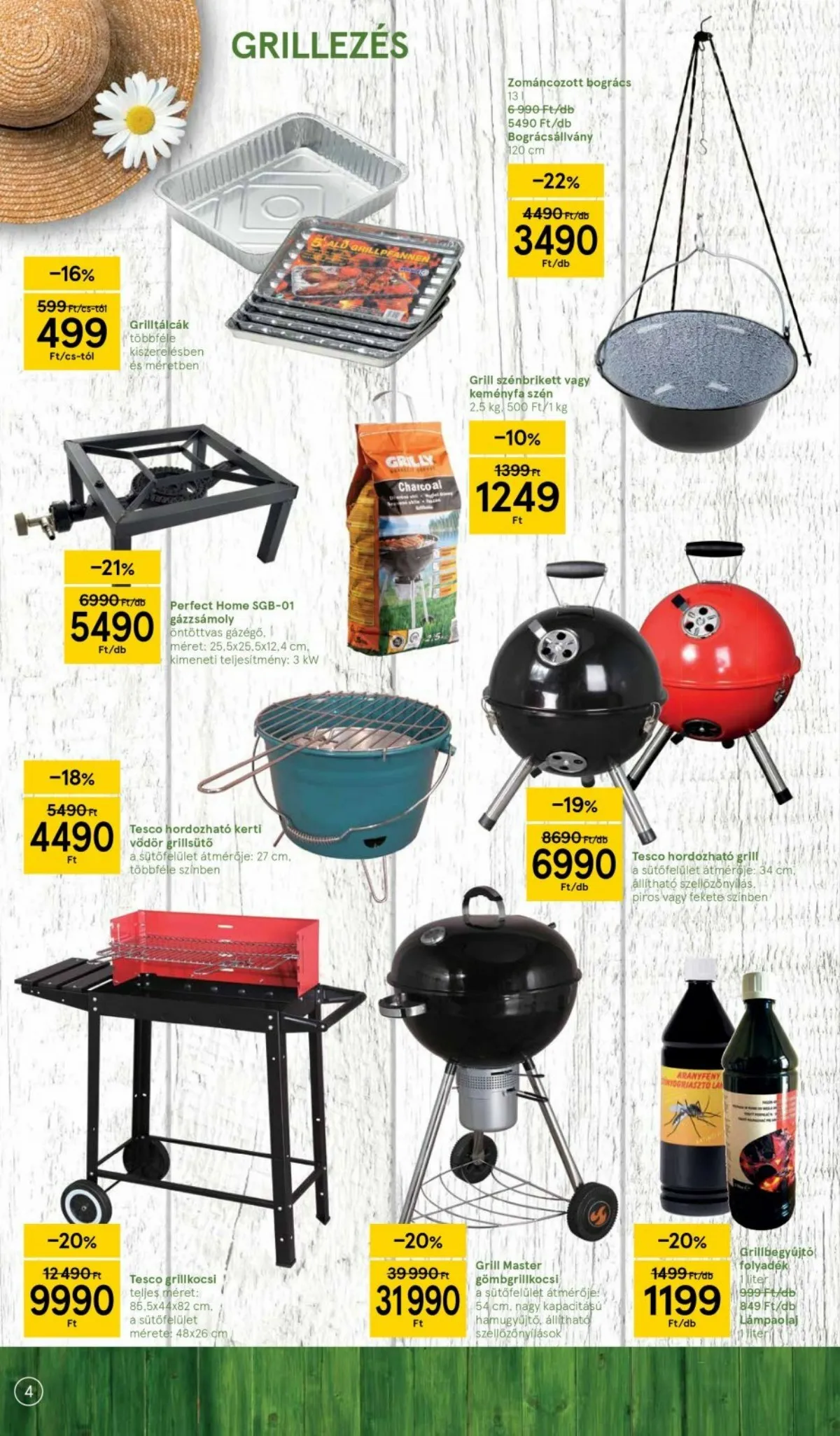 Tesco akciós újság Kert 04.05–04.27 – 4. oldal