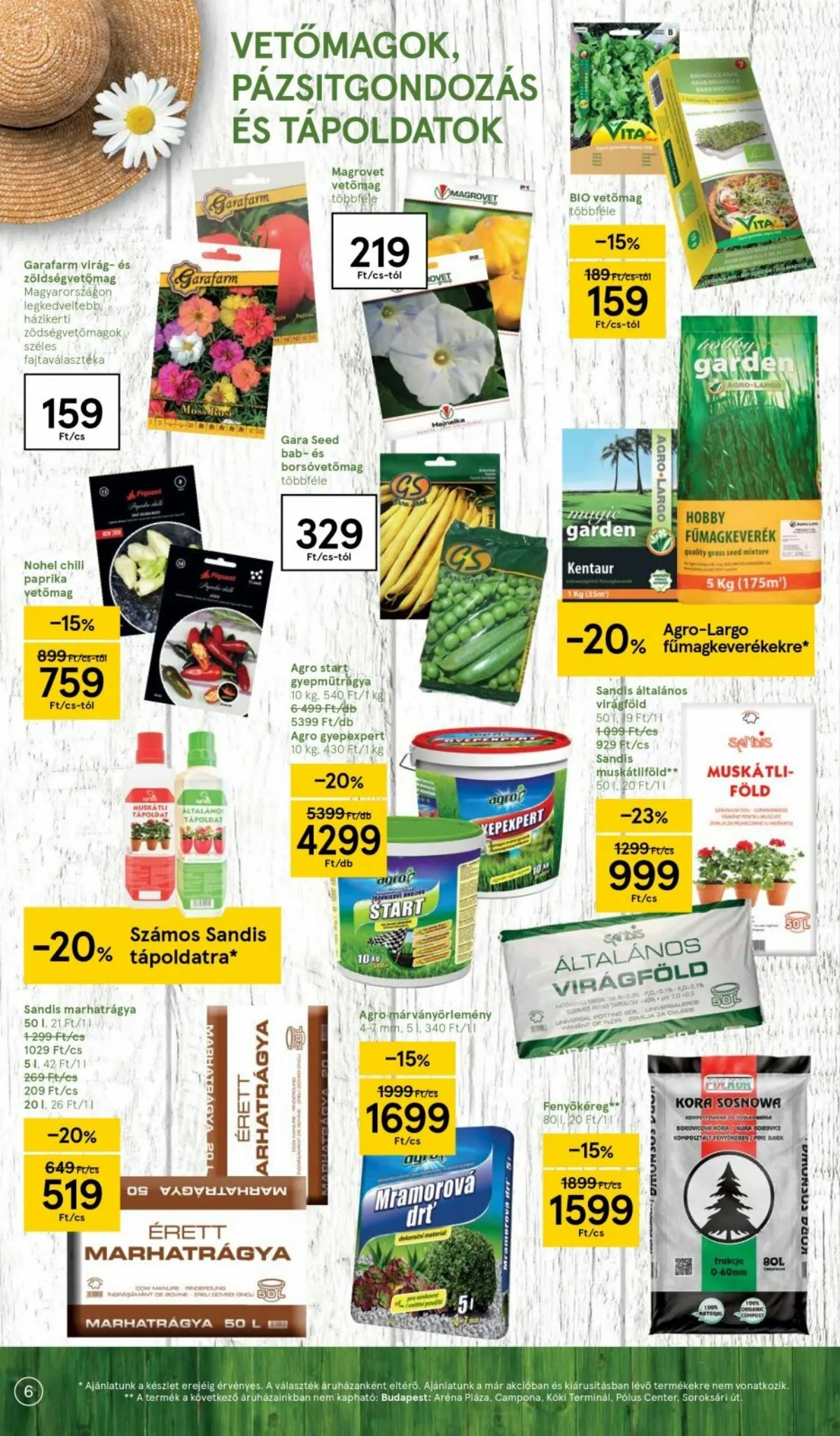 Tesco akciós újság Kert 04.05–04.27 – 6. oldal