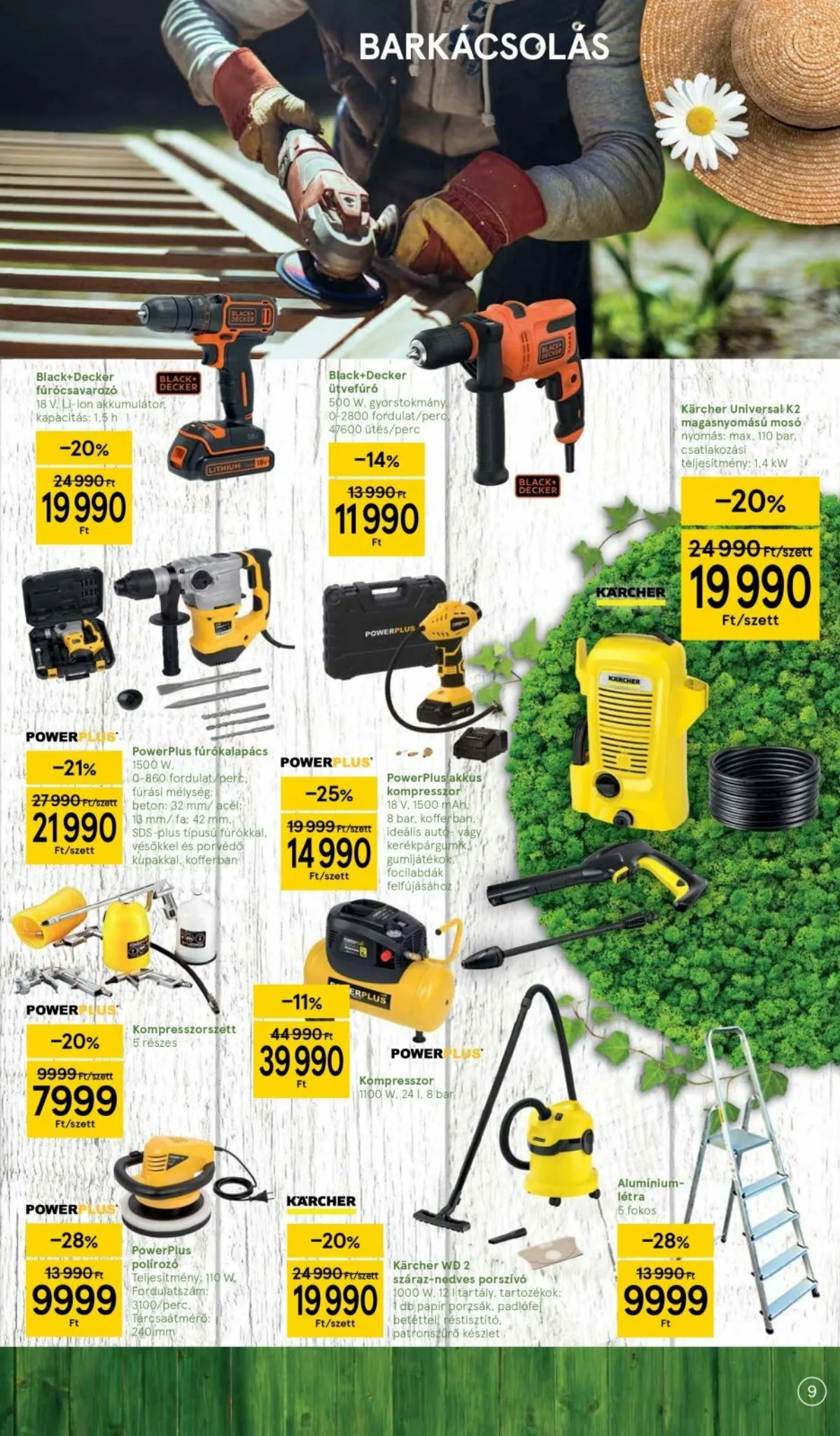 Tesco akciós újság Kert 04.05–04.27 – 9. oldal