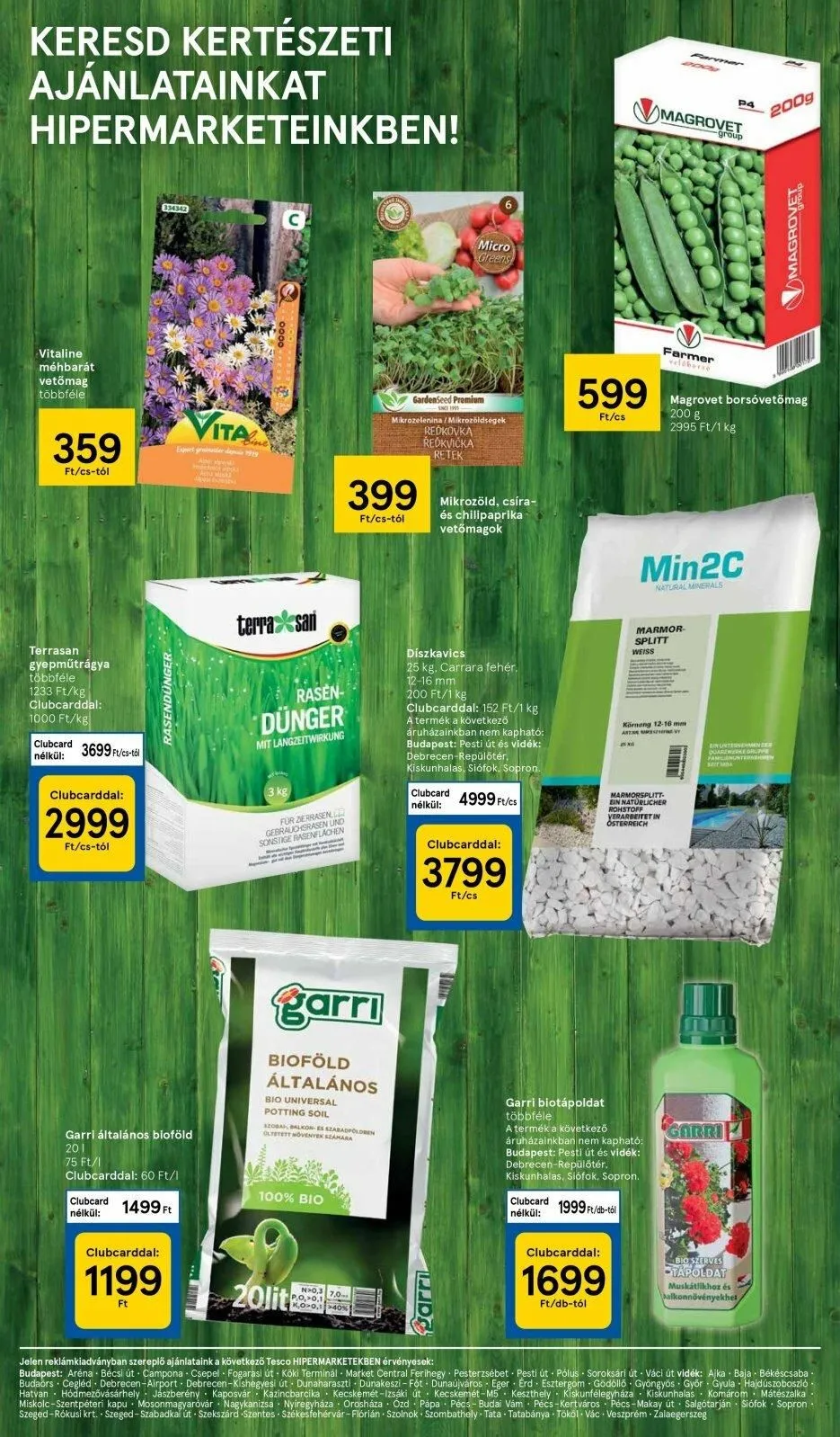 Tesco akciós újság Kert 03.02–03.22 – 18. oldal