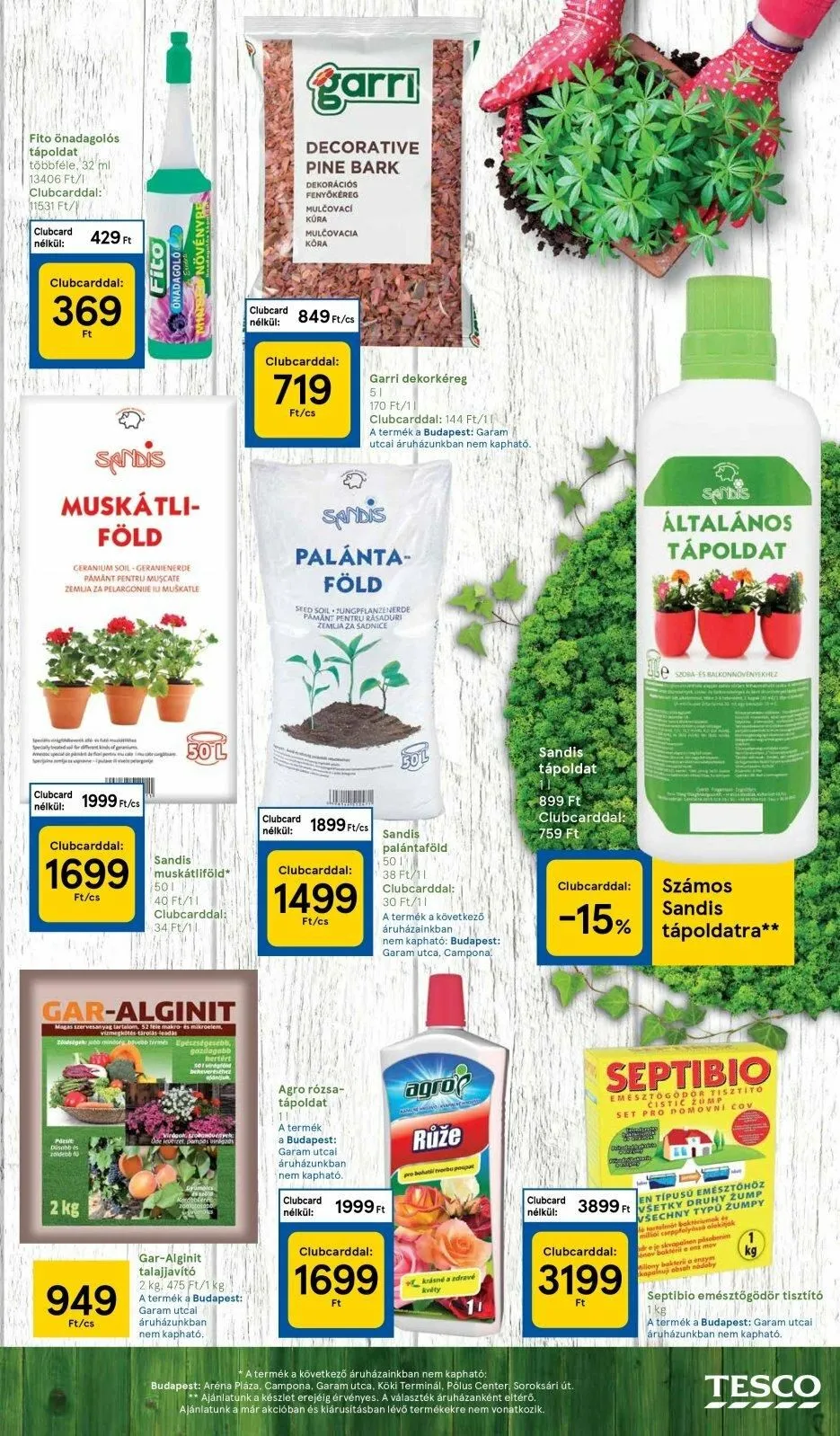 Tesco akciós újság Kert 03.02–03.22 – 3. oldal