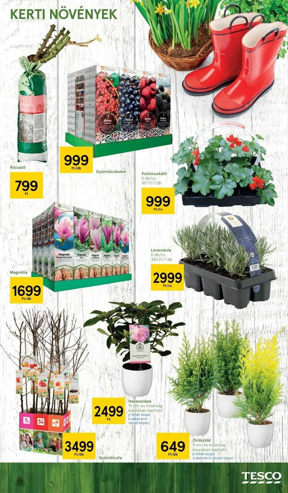 Tesco akciós újság Kert 03.02–03.22 – 5. oldal