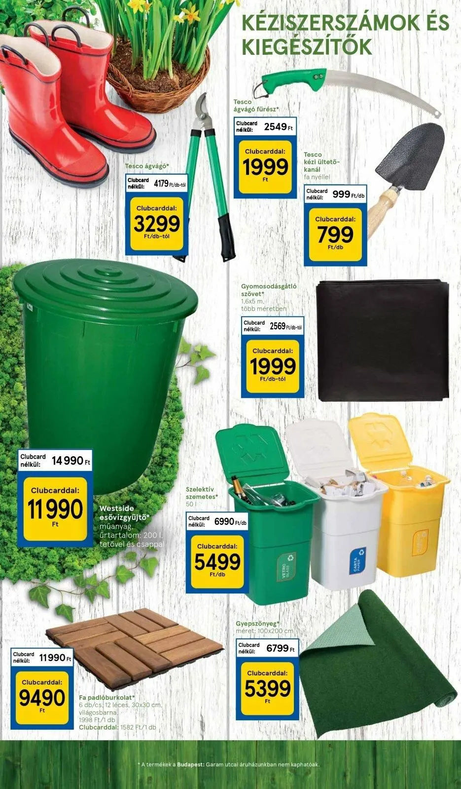 Tesco akciós újság Kert 03.02–03.22 – 8. oldal