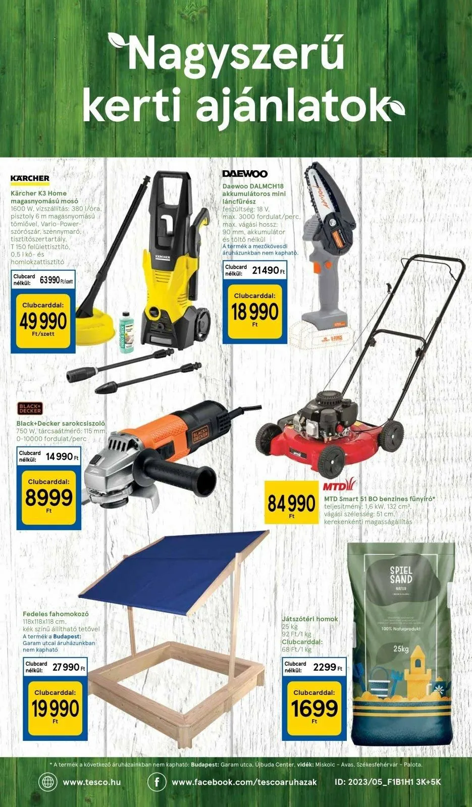 Tesco akciós újság Kert 03.30–04.19 – 16. oldal