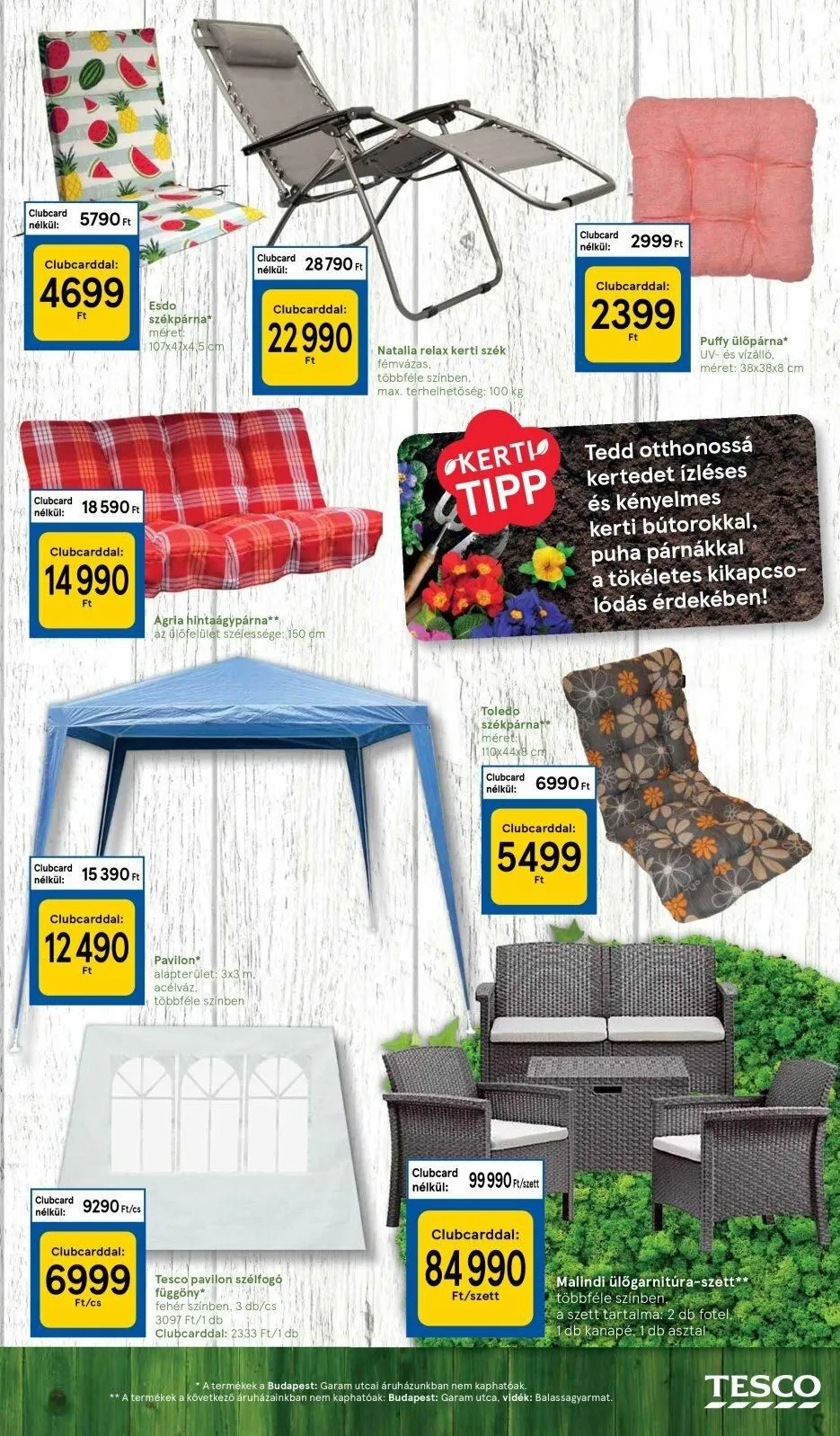 Tesco akciós újság Kert 03.30–04.19 – 3. oldal