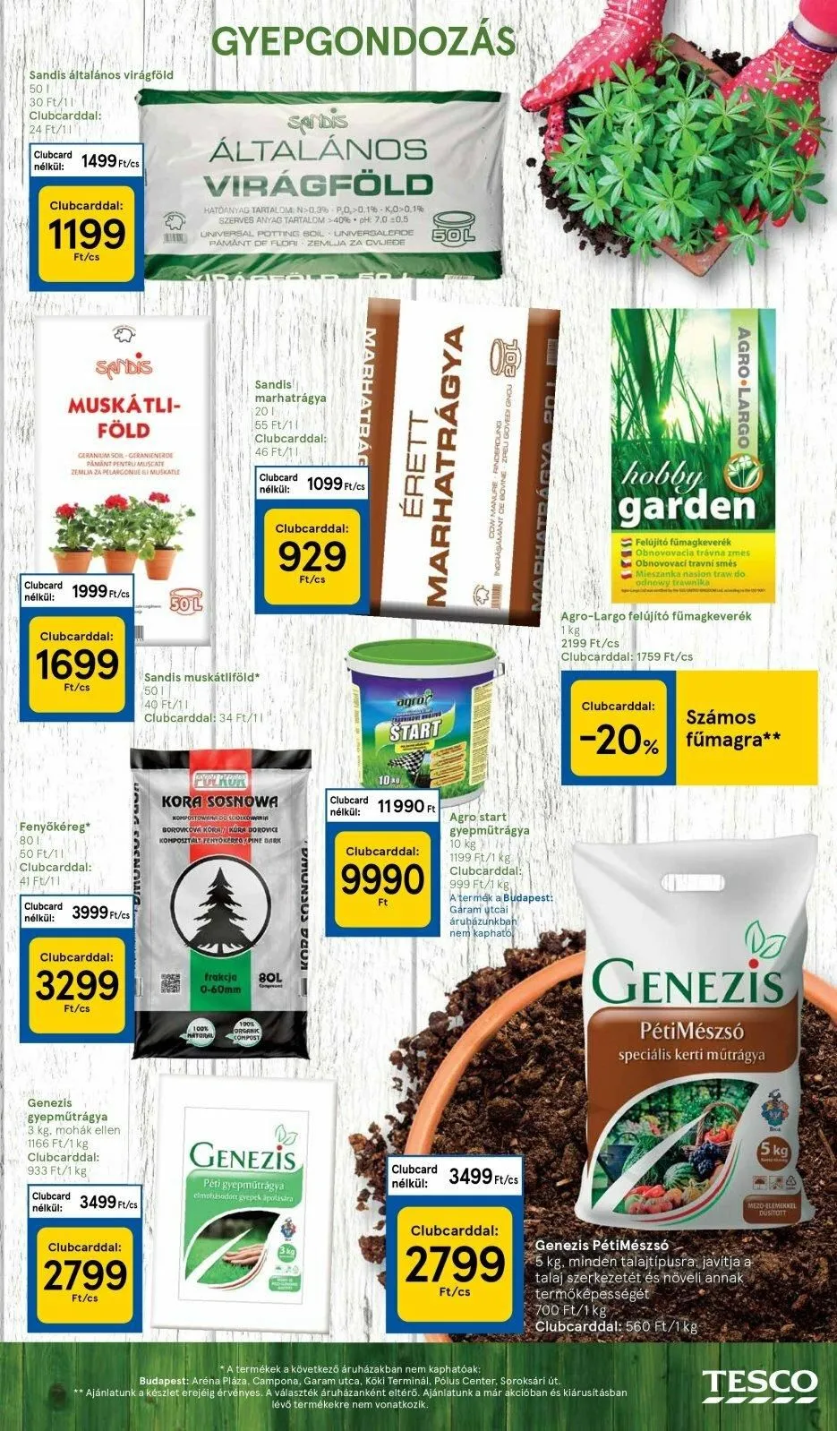 Tesco akciós újság Kert 03.30–04.19 – 9. oldal