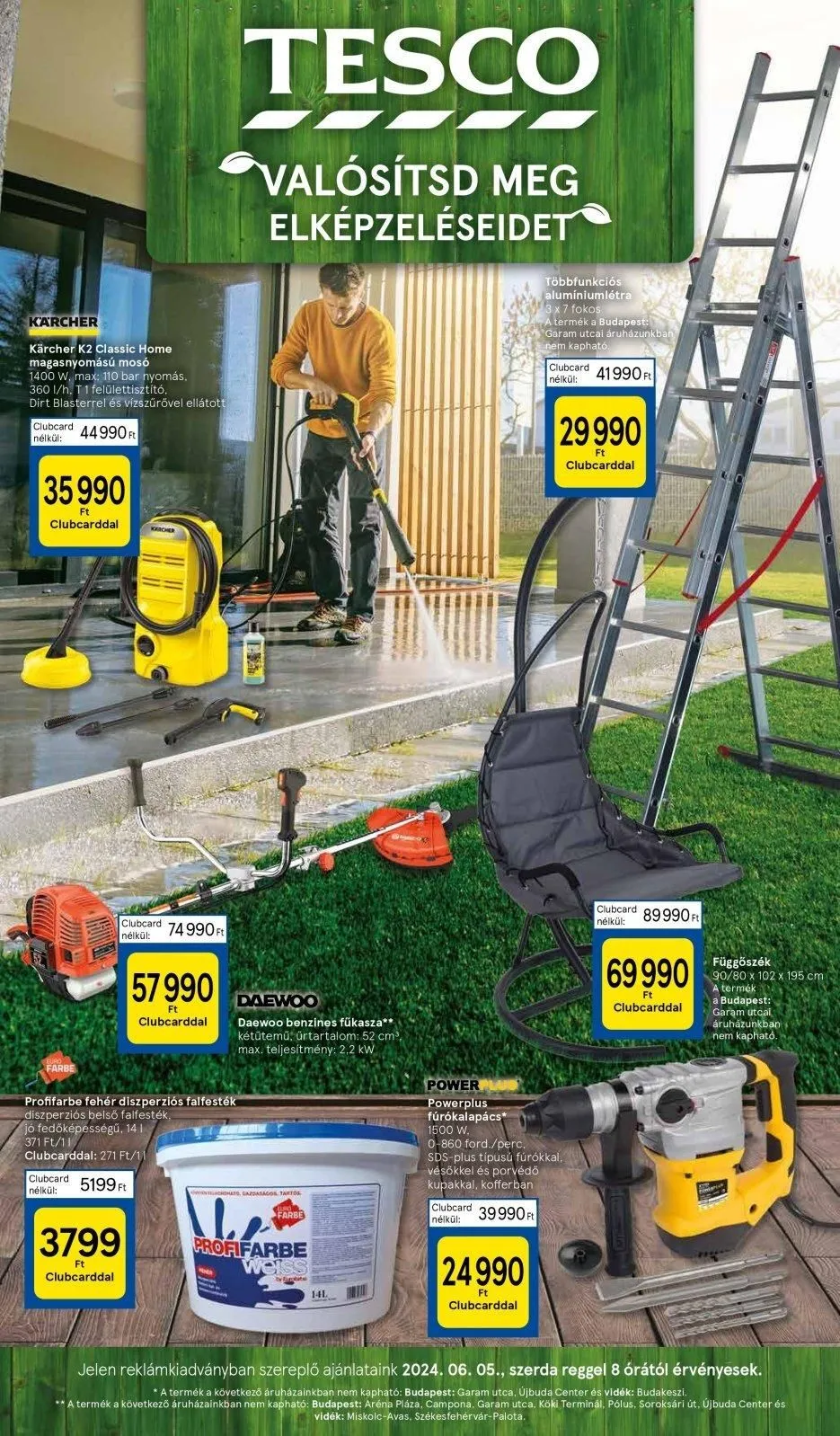 Tesco akciós újság Kert 06.05–06.25