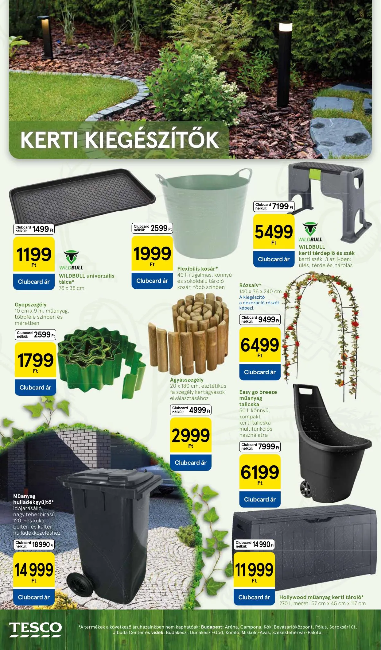 Tesco akciós újság Kert 04.08–04.08 – 10. oldal