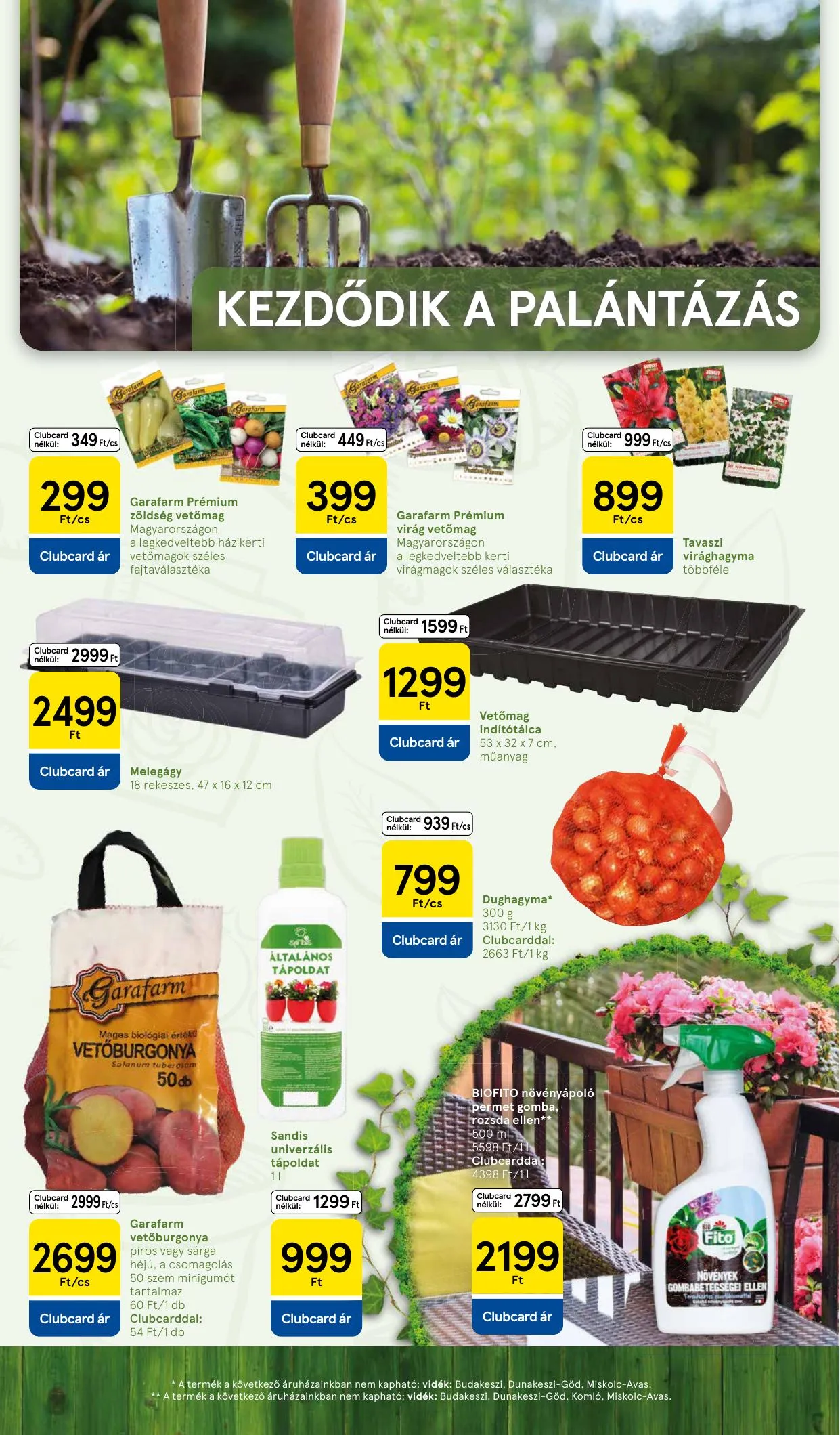 Tesco akciós újság Kert 04.08–04.08 – 7. oldal