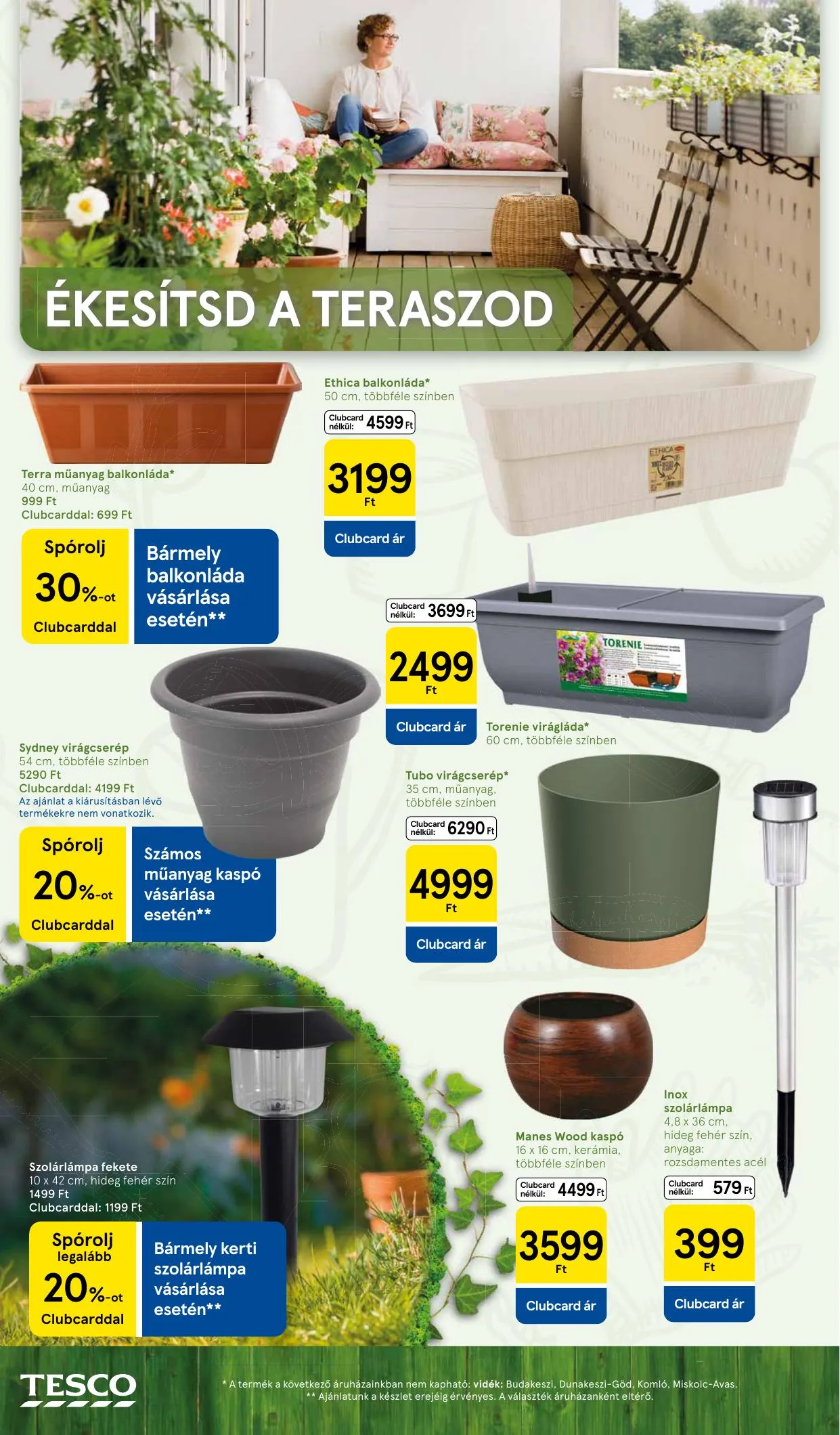 Tesco akciós újság Kert 04.08–04.08 – 8. oldal