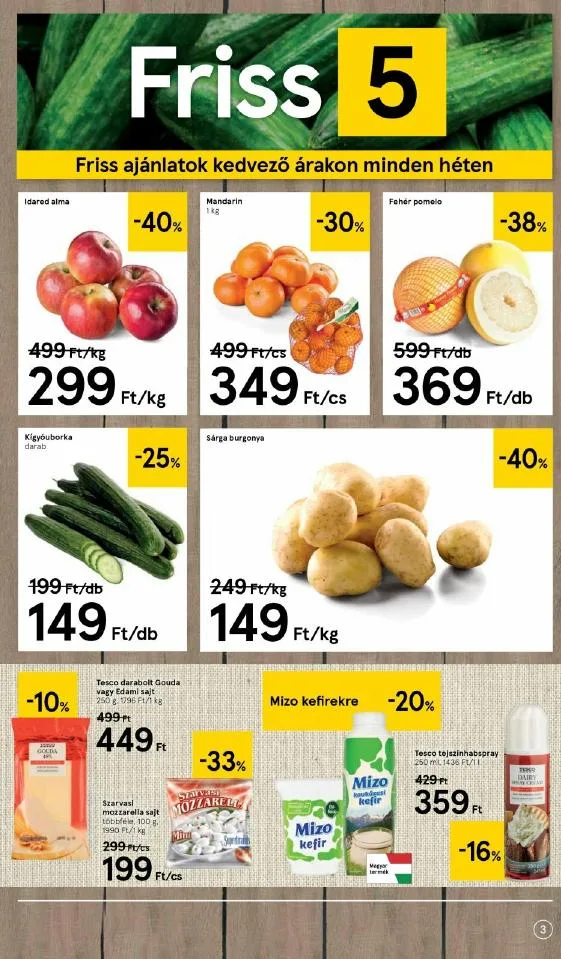 Tesco akciós újság Szupermarket 01.04–01.13 – 3. oldal