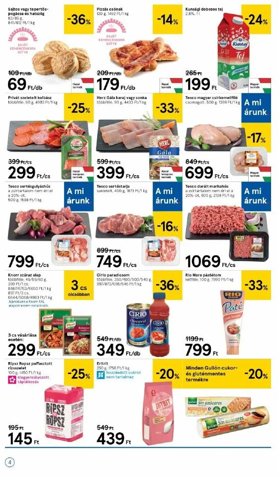 Tesco akciós újság Szupermarket 01.04–01.13 – 4. oldal
