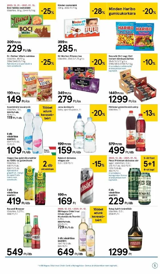 Tesco akciós újság Szupermarket 01.04–01.13 – 5. oldal
