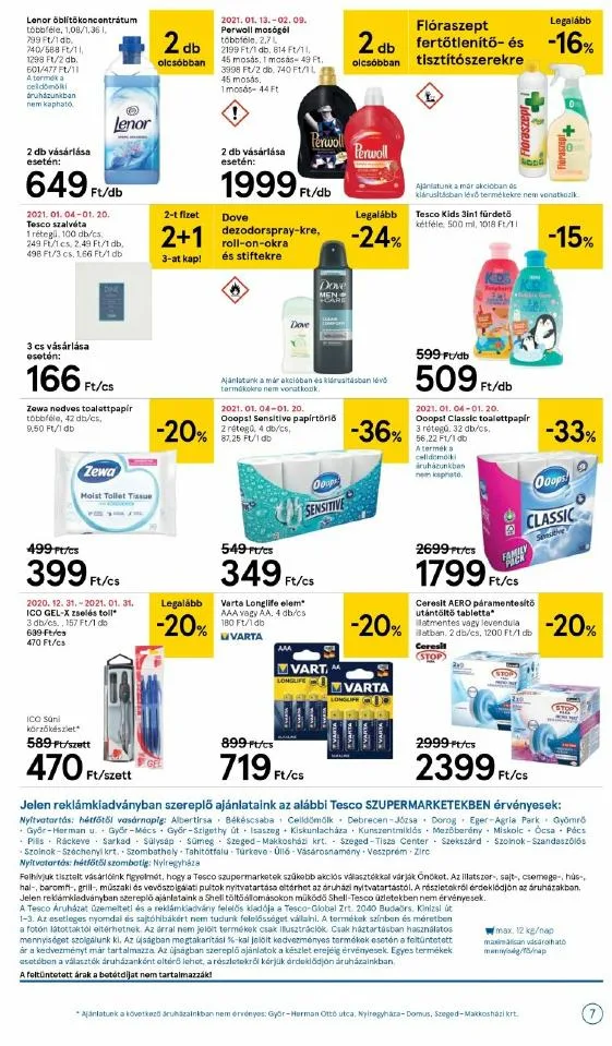 Tesco akciós újság Szupermarket 01.14–01.20 – 7. oldal