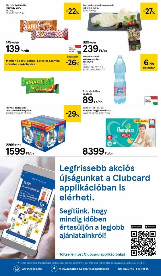 Tesco akciós újság Szupermarket 01.14–01.20 – 8. oldal