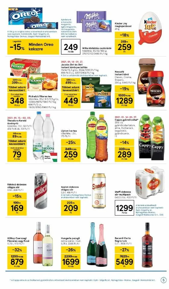 Tesco akciós újság Szupermarket 01.21–01.27 – 5. oldal